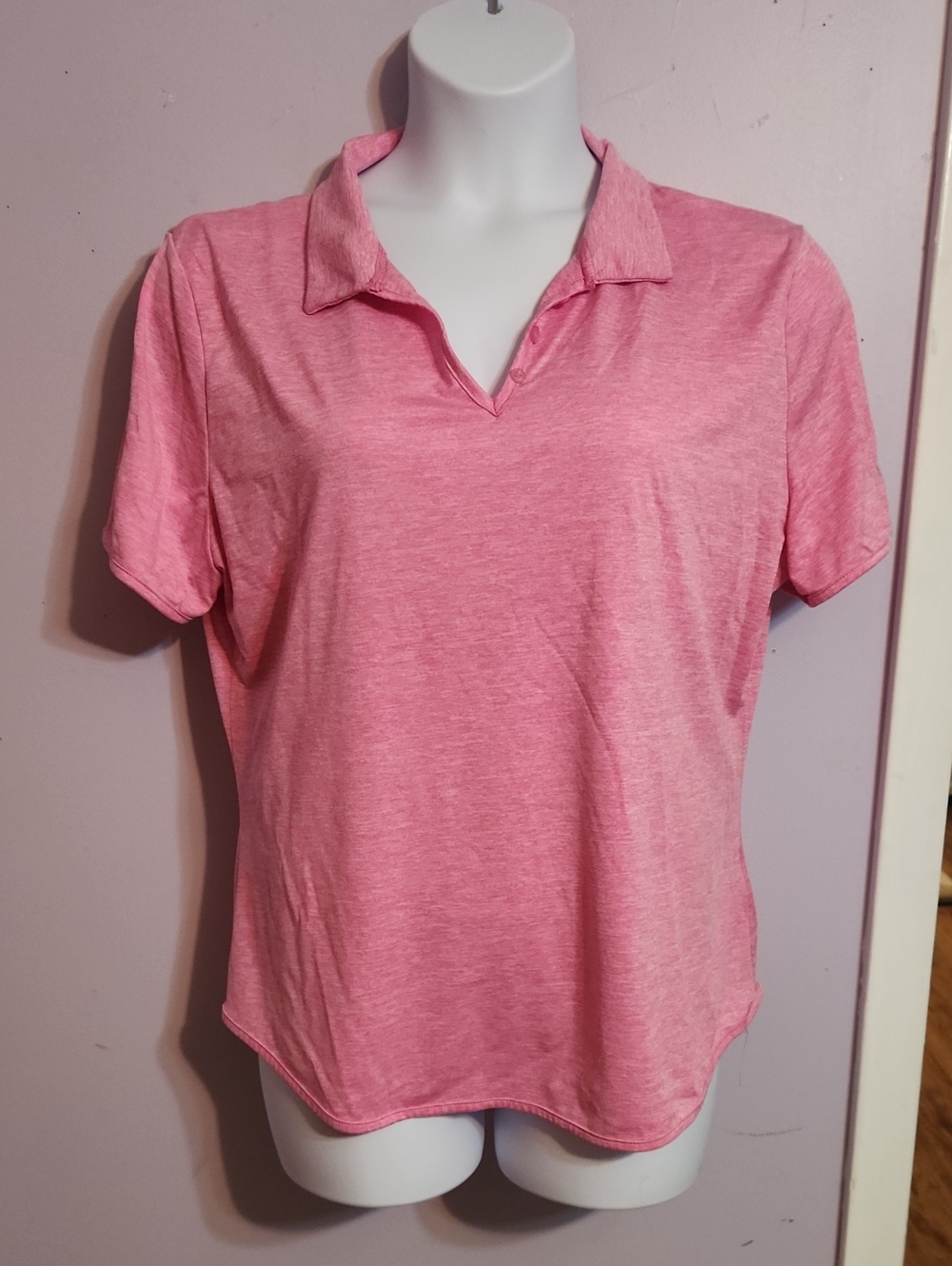 Jack Smith Short Sleeve Polo Shirt in Pink Size 2XL